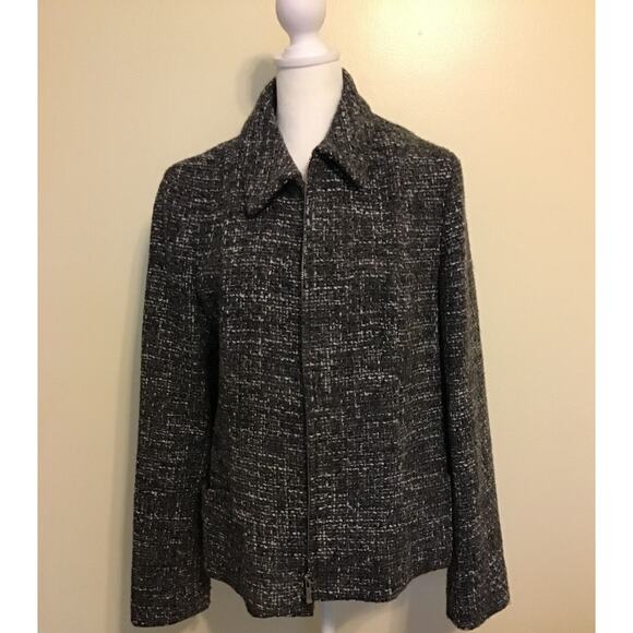 Jones‎ New York Women's Signature Collection Tweed Jacket Size 12 - Picture 3 of 16